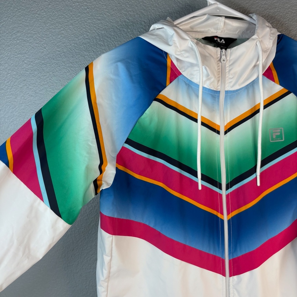 FILA - 80s Style Windbreaker Jacket - Picture 2 of 10